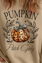 Load image into Gallery viewer, Plus Size Pumpkin Graphic Long Sleeve Sweatshirt