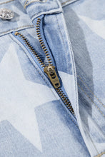 Load image into Gallery viewer, Plus Size Star Straight Leg Jeans with Pockets