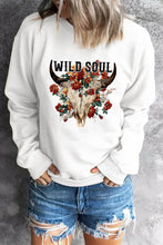 Load image into Gallery viewer, Plain Crew Neck Pullover Sweatshirt