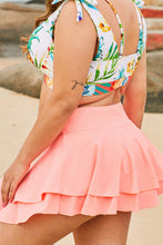 Load image into Gallery viewer, Double-layered Ruffles Beach Skirt