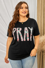 Load image into Gallery viewer, PRAY Graphic Plus Size Tee