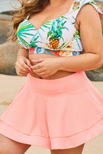Load image into Gallery viewer, Double-layered Ruffles Beach Skirt