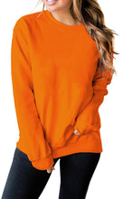 Load image into Gallery viewer, Plain Crew Neck Pullover Sweatshirt