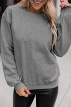 Load image into Gallery viewer, Plain Crew Neck Pullover Sweatshirt