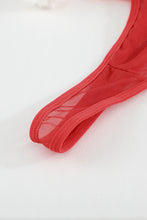 Load image into Gallery viewer, Plus Size Christmas Night Marabou Neckline Babydoll Set