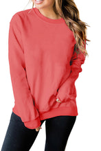 Load image into Gallery viewer, Plain Crew Neck Pullover Sweatshirt
