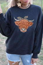 Load image into Gallery viewer, Plain Crew Neck Pullover Sweatshirt
