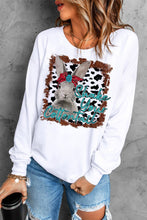 Load image into Gallery viewer, Plain Crew Neck Pullover Sweatshirt
