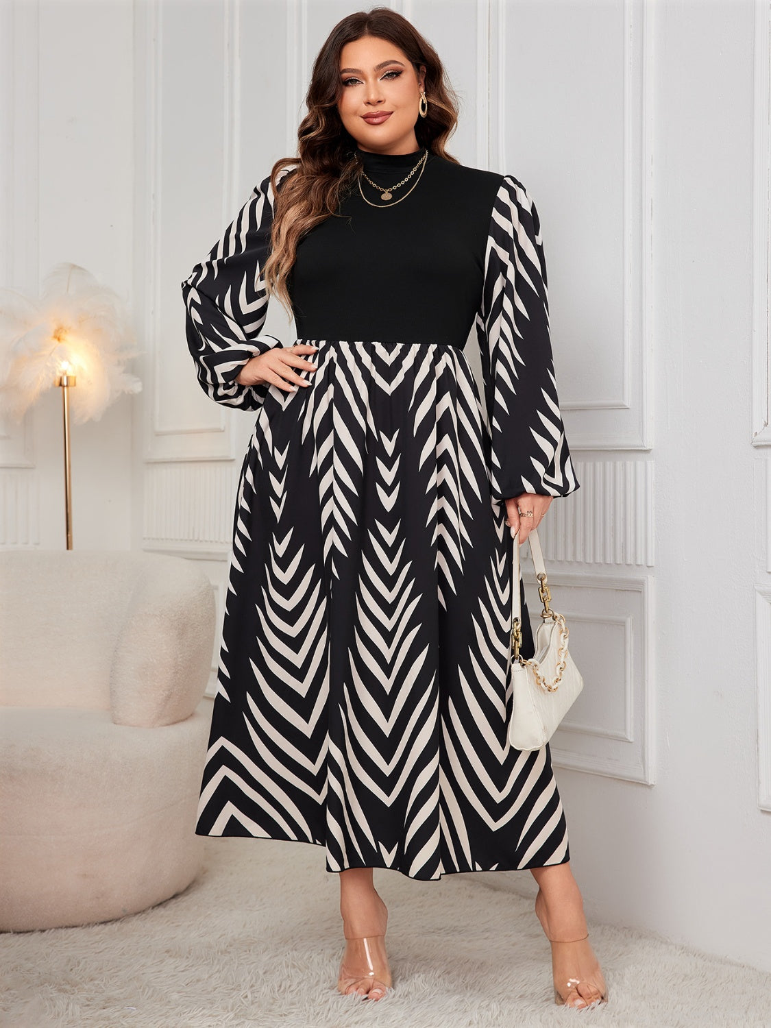 fitted lace wedding dress Plus Size Ruched Long Sleeve Midi Dress – Wholesale Capella Apparel