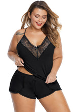 Load image into Gallery viewer, Plus Size Pajamas Cami Shorts Set
