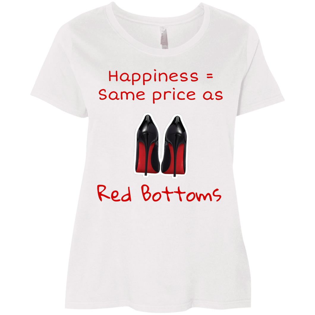 Red Bottoms  Ladies' Curvy T-Shirt