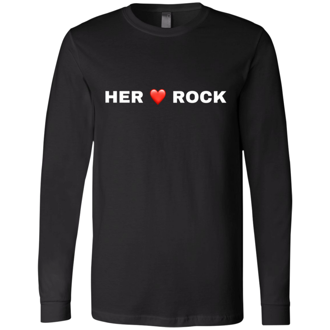 Her rock Men's Jersey LS T-Shirt