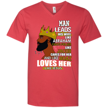 Load image into Gallery viewer, LOVE HER Men&#39;s  V-Neck T-Shirt

